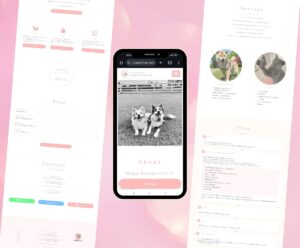 ペットシッターHappy Friend様のホームページ